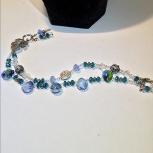2strand Bracelet blue